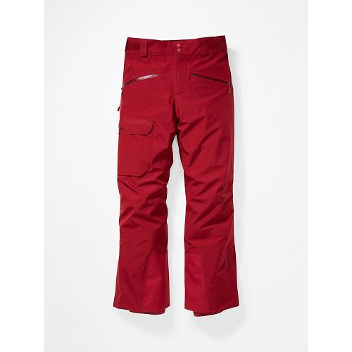 Marmot Spire Pants - Mens Ski Pants Dark Red CA8023754 Canada